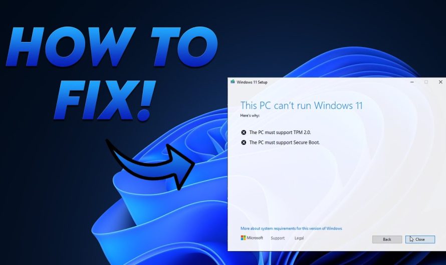Install Windows 11 Without Tpm